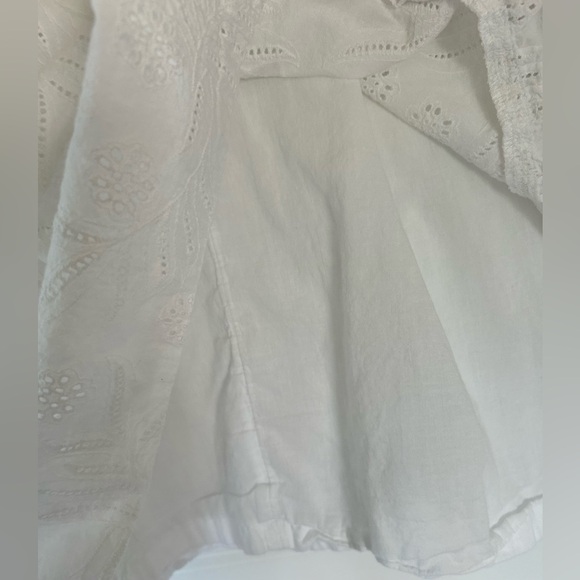 Babydoll white eyelet cotton sundress - Picture 5 of 6